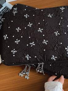 1 chiếc bao đựng laptop họa tiết bướm 13/14 inch, vỏ bảo vệ dễ thương, túi đựng tài liệu, lớp lót bên trong laptop, túi xách laptop 11 13 14 15.3 15.6 inch, vỏ bảo vệ máy tính để bàn di động phù hợp với MacBook, HP, ASUS, máy tính bảng, tương thích với iPad Air 4 5 Pro 11 Mini 5 6, túi chống sốc cho việc đi lại hàng ngày, công việc, trường học và du lịch. Túi đựng laptop, vỏ laptop, túi máy tính, túi laptop chống nước, đồ dùng cần thiết khi đi du lịch. - màu đen - Xem 13