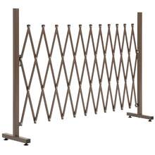 Outsunny Removable Garden Screen 35-300 Cm, Ideal For Garden, Aluminum, Brown, H103.5 Cm On Site - 1 - View 9