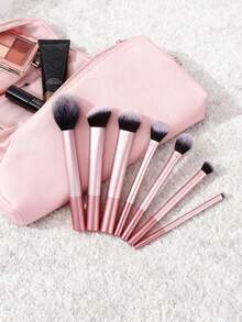 10件套专业化妆刷套装，包含粉扑、腮红刷、轮廓刷、眼影刷、高光刷，高品质彩妆，必备化妆工具，化妆刷套装，化妆刷套装，化妆刷组合，全套化妆刷，化妆刷套装，全套化妆工具，化妆刷套装，化妆刷礼盒套装 - 彩色 - 查看 5
