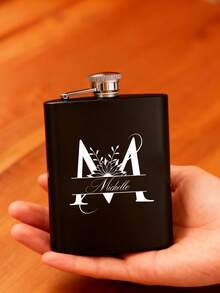 Personalized Wine Pot Gift For Men, Bachelor Party Gift, Groom Groomsman Dad Gift, Groom'S Wedding , Boyfriend Gift. Groom And Groomsman Personalized Matte Black 6-Ounce Wine Jug, Customized 6-Ounce Hip-Hop Wine Bottle, Laser Engraved Water Bottle, Party Wedding Party Gift, Gift For Boyfriend, Meaningful Valentine's Day Christmas Gifts