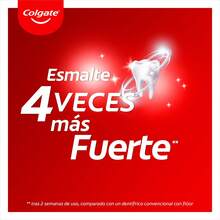colgate Maximum Caries Protection Pasta de dientes (Entrega en 48 horas), Sabor a Menta, Pasta dental con extra de calcio, Esmalte 4 veces mas fuerte, con Flúor y Arginina, Tecnología Anticaries Superior, protección caries, dentífrico, crema dental, aliento fresco, pasta de dientes con menta, fortalecer el esmalte - Blanco - Ver 4