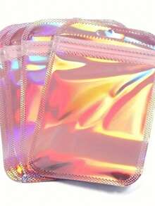 20个/50个装可重复密封OPP袋 - 激光彩虹拉链袋 - 可重复使用包装袋 - 珠宝零售袋 - 礼品包装袋 - 塑料材质 - 无需电源 - 彩色 - 查看 1