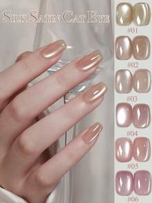 12ml Autumn Winter Nails Blue Pink Red Cat Eye Gel Nail Polish 2025 New Style Whitening High Density Sparkling Glass Bead Crystal Cat Eye Nail Art Cat Eye Design Popular Gift For Women Nail Supplies Christmas Nails - Multicolor - View 31