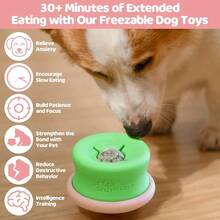Dog Puzzle Toys Interactive Enrichment Dog Toys For Mental Stimulation Slow Feeding Treat Dispensing And Freezable Fun To Keep Them Busy Pink - Medium - View 6