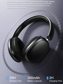 Wireless Headphones With Deep Bass, Lightweight And Foldable Design, Built-In Microphone, Compatible With 3.5mm Audio Cable, Stereo Sound, Suitable For Travel, Work, Laptops, And Mobile Phones. Wireless Gaming Headphones For IOS, A Top Choice For Christmas And Birthday Gifts. - 卡其色 - 查看 6
