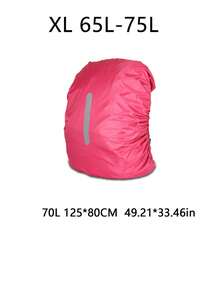 15-75L High-Gualty Backpack Rain Cover -Large Capacity, Wearesistant, Ultra-Lght, Suitable For Hiking,Camping And Backpack Rainproof And Anti-Fouling Cover, Dustproof Cover For Outdoor Travel Hiking And Mountaineering Bag, Foldable And Backpack Protective Cover With Reflective Strips, Suitable For Outdoor, Mountaineering, Commuting, School, Home, Travel Storage,Spring Summer Picks,Brides Maid Gifts,Room,Bedroom Deccor,Bedroom Deccor,Beach,Travel,For Men,For Women,Vacation - Multicolor - View 16