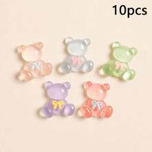 10PCS/5PCS Cartoon Bear Sports Shoe Buckle, Lace Decoration Buckle, Cute Bear Animal Shoe Buckle Set, Suitable For Sports Shoe Lace Decoration, Personalized Dressing Accessories, Holiday Gifts, Birthday Gifts (Shoes Not Included), Shoe, Spring Summer Picks, Brides Maid Gifts, Room, Bedroom Decor, Bedroom Decor, Beach, Travel, For Men, For Women, Vacation - Multicolor - View 9