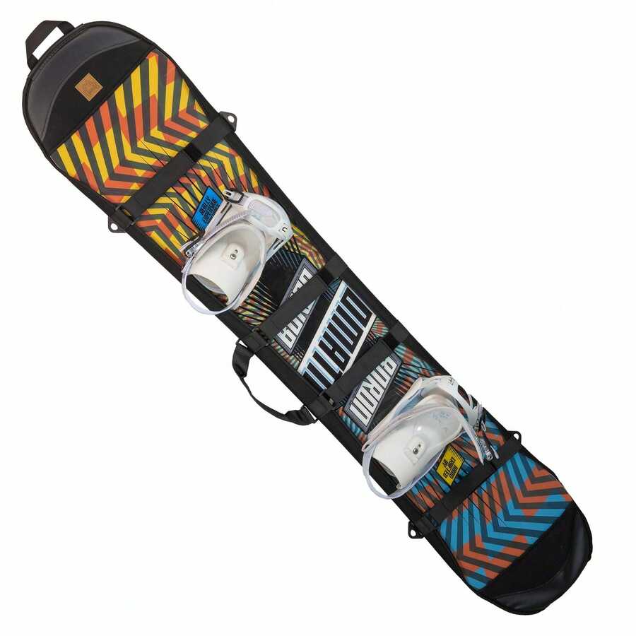 Snowboard Sleeve | Stretchable Knit Cover With 4-Way Stretch Fabric | Edge Protection And Base Guard | Lightweight And Compact For Travel | Fits Most Snowboards