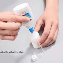 1.01oz Precision Craft Glue Bottle With Needle Tip - Refillable, Easy-Squeeze Applicator For DIY Projects & Detailed Work - Multicolor - View 3