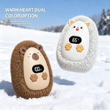 3-Speed Adjustable Plush Hand Warmer, Portable & Long-Lasting Battery, Smart Temperature Control - Multicolor - View 8