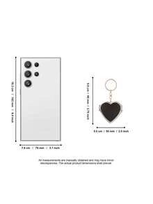 Endless Love DIY Keychain Makeup Mirror - Heart, Round, Square, Oval Shapes Available, Ideal Gift For Mom, Aunt, Grandma, Daughter, Niece, Sister, Bride, Bridesmaid. Perfect For Holidays, Birthdays, Weddings, Mother's Day, Valentine's Day And More Occasions. - Multicolor - View 8
