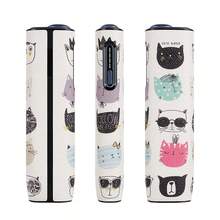 Capa Protetora Para Iqos Iluma I On E / Ilma I (1 Peça), Feita De Pu E Pc De Alta Qualidade, Durável E Eficaz Na Prevenção De Arranhões E Danos Por Impacto. Design Ergonômico Com Encaixe Perfeito De 360 Graus, Pegada Confortável E Estampas Fofas Como Rosto Sorridente, Coração, Lábios E Gato. Acessório Ideal Para Fumantes E Uma Ótima Opção De Presente Para Homens E Mulheres. - Multicolorido - Ver 12