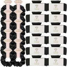 Bridesmaid Scrunchies Proposal Gifts 41 Inch Square Set Of 8 Bachelorette Hair Claw Clips Ideas Bridal Shower Wedding Party Favors (24pcs Dusty Blue)Valentine's Day JOW5 - 24 chiếc màu đen - Xem 1