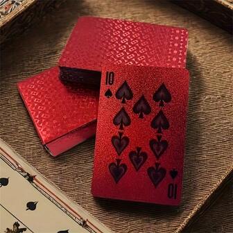 Checkered Style Playing Cards, Exquisite Pictures, Comfortable Feel, High-Quality Playing Cards, Perfect Party Holiday Gifts