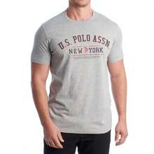 U.S. Polo Assn. Camisetas masculinas - Cinza - Ver 1