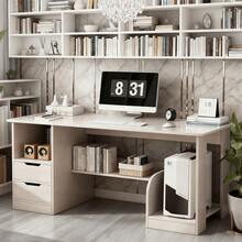 Escritorio Para Computadora Escritorio Minimalista Para100cm - Blanco - Ver 9