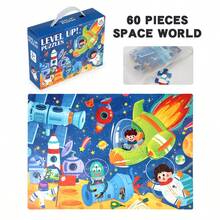 60 Gift Box Puzzles, 3-6 Years Old With Large Puzzles, Educational Toys And Games > Puzzles > Jigsaw Puzzles Parent-Child Interactive Toys Christmas And Halloween Gifts.