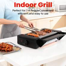Electric Hot Dog Roller Grill Machine, 800W Commercial-Grade Stainless Steel Sausage Cooker With 5 Non-Stick Rollers, Removable Drip Tray & Complete Accessory Set, Compact Countertop Hotdog Maker For Home & Office Use - US A Type Plug(110-127V) - View 7