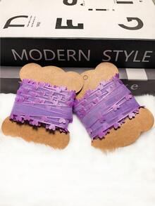 1pc 5 Yards 2.5cm New Heart Shaped Organza Ribbon Gift Box DIY Handmade Accessory Bowknot Material - Multicolor - View 8