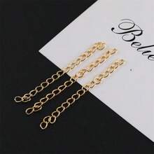50Pcs 5/7cm Tail Extender Chain Extended Extension Chains Connector For Jewelry Making Findings - Extension Chains - View 17