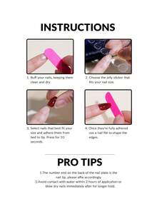 INS Style Light Blue Polka Dot Oval Press-On Nails, Black Dot Graffiti Fake Nail Set, Fresh And Gentle Commuter Nails - Multicolor - View 7