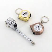 1pc 200.0 Cm Keychain Small Tape Measure Car Pendant Mini Steel Tape Measure Snail Shape Creative Tape Measure - Multicolor - View 2
