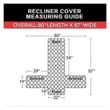 Recliner Chair Slipcover Reversible Sofa Cover Water Resistant Couch Cover Furniture Protector With Elastic Straps For Pets Dog Recliner 22 Inch, Chocolate/Chocolate - Multiwarna 1983 - View 5