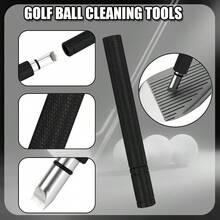 5 - In - 1 Training Kit: Grip Trainer, Swing Training Aid, Impact Tape Labels, Adjustable Tee Height Club Groove Sharpener - Initial - View 4