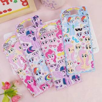 Ett set med 1 tecknade klistermärken, festpresenter och gör-det-själv-pyssel, rumsdekoration | temaklistermärken | plastklistermärken, festdekoration | Vackert designade, ingen ström krävs, perfekta som semesterpresenter, födelsedagspresenter, festgåvor, jul, påsk, Thanksgiving, examenspresenter.