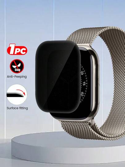 Compatible With Apple Watch 7 6 SE 5 4 8 9 40mm 41mm 42mm 44mm 45mm 38mm PMMA Privacy Screen Protector Film, Non-Glass Screen Protector, Anti-Scratch, Suitable For Privacy-Conscious Users Screen Protection Essentials, Applicable To Daily Shield, Office, Home Daily Shield Office Home Watch Accessories Watch Screen Protector Waterproof Shockproof Anti-Fall Scratch Resistant