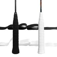 6条/套 羽毛球拍吸汗带，干爽握把胶带，吸汗防滑，减震球拍握把胶带，黑白握把胶带