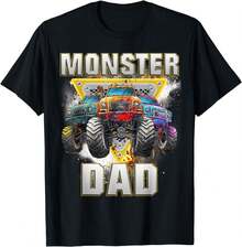 Monster Truck Are My Jam Monster Truck Dad Truck Lovers T-Shirt - màu đen - Xem 1
