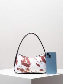 1 Stück Tierprint Umhängetasche, Plüsch Geldbörse, Damen Arbeitstasche, Damen Geschenk, Kirsche Schlüsselanhänger, Taschenzubehör, Herbst/Winter (zufälliges Muster) - Verschiedenfarbig - Übersicht 4