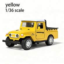 Alloy Cool Road Ze FJ40- Pickup Simulation Car Toy Model Off Road Vehicle Collection Birthday Gift - Christmas Gift Perfect Gift - Gift - Multicolor - View 7