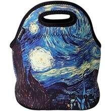 Wrapables Bolsa de almuerzo de neopreno aislada, noche estrellada(Una talla Noche estrellada) - Multicolor - Ver 2