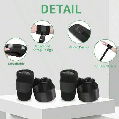 约束装置、带快速释放扣的固定器、用于手、脚、踝或手臂的医院病床约束装置、老年人腕部约束装置，用于防止自残