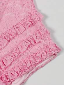 性感纯色修身蕾丝镂空露背连体裤，长袖低领派对礼服，女士春季款