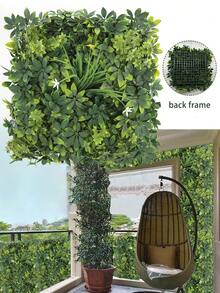 Artificial Turf, 36x36 Base Plate, 10cm Grass Height, Artificial Panels, Boxwood, Duck Palm Wood, Ferns, Aquatic Plants, Simulated Greenery. Suitable For: School Dormitory Office Decoration, Outdoor Party Events, Holiday Birthday Party Decorations, Gift Giving, Home Entrance Halls, Hotel Restaurants, Living Rooms, Bedrooms, Wedding Banquets, Kitchen Garden Decorations, Spring-Summer Decorative Themes. - Green - View 11