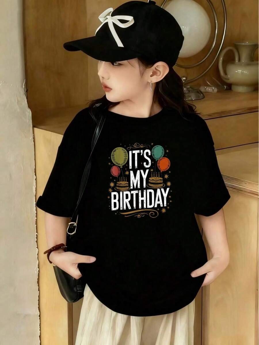 Tween Girls T-Shirts - Black - View 1