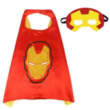 70cm*70cm Marvel Spiderman Mask Cape, Anime Cosplay Costume, Marvel Toy, Christmas Party Gift