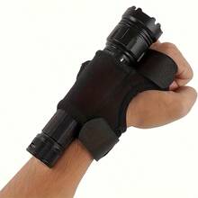 Nylon Diving Wrist Flashlight Sleeve - Adjustable, Lightweight PA Material, Tactical Wrist Flashlight Sleeve Suitable For Hunting, Diving, Hiking, Camping, And Cycling; Outdoor Emergency Hands-Free Carrying Bag; Enhances Visibility; Flashlight Mount; Diving Wrist Light | Functional Diving Equipment | Lightweight Wrist Sleeve, No Battery, Flashlight Not Included.