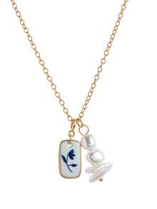 1pcsINS 时尚蝴蝶结花朵星星钥匙鸽子月亮珍珠吊坠项链，18k镀金，展现女性魅力，防水防汗，适合情人节、节日、日常休闲佩戴。女士首饰。 - 彩色 - 查看 9