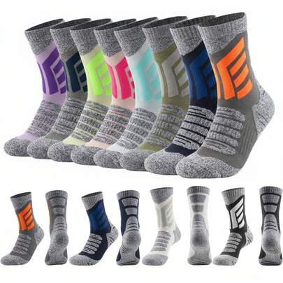 Merino Wool Socks Casual Warm Socks For Winter Cozy Boot Socks For Men & Women,Camping, Hiking, Skiing, Walking, Fishing, Cycling, Outdoor Work