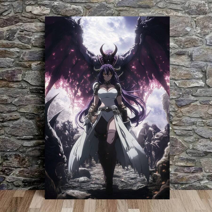Room Decor 1pc Anime Overlord Albedo Unframeless Canvas Wall Art, 12x18 Inch, For Home, Office, Bedroom, Bar, Club, Cafe, Restaurant, Billiards Room, Hotel DecorOpen In New Tab. - Nhiều màu - Xem 1