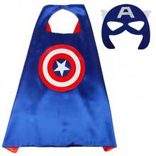 70cm*70cm Marvel Spiderman Mask Cape, Anime Cosplay Costume, Marvel Toy, Christmas Party Gift