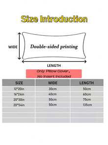 1pc Customized Photo Body Pillow Case, Personalized Double-Sided Throw Pillow Cover, Customized Gift, Personalized Pillow Case, Christmas Bedding, Wedding Bedding - Multicolor - View 6