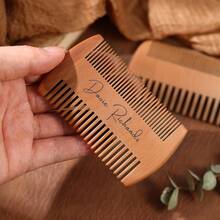 1支定制胡须护理梳 | 男士最佳礼物，个性化胡须护理套装，男士剃须套装，伴郎胡须梳，伴娘礼物 | 个性化胡须护理套装，男士剃须套装，男士最佳礼物，胡须梳