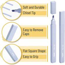 Mr. Pen- Aesthetic Highlighters, 20 Pcs, Chisel Tip, Pastel Colors, No Bleed Bible Highlighter Pastel, Assorted Colors - MàuT - Xem 3