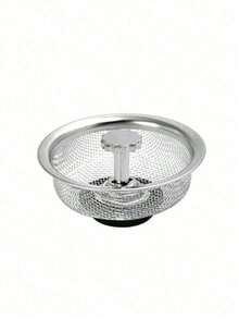 1pc Stainless Steel Sink Strainer - Upgraded Kitchen Water Filter, Easy Installation, Effectively Filters Food Residue And Impurities, Durable, Suitable For Modern Kitchen, Kitchen Sink Accessory