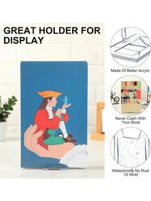 Organizador doméstico minimalista de alta qualidade, com prateleira ajustável, suporte para celular, porta-cartões de visita, suporte para porta-retratos e expositor. Feito de plástico.